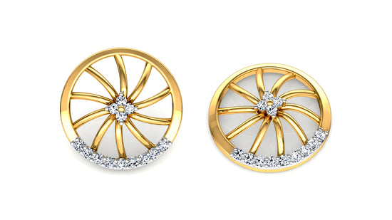 Lucky Wheels Diamond Earrings