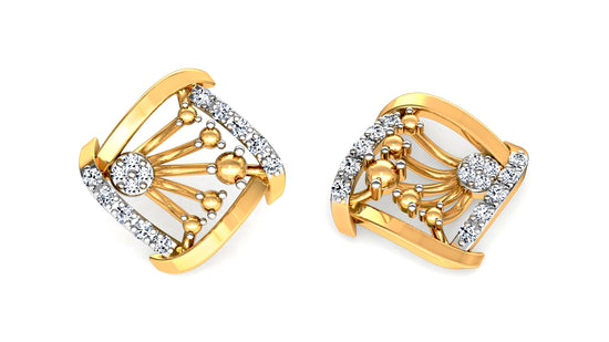 Broach Love Diamond Earrings