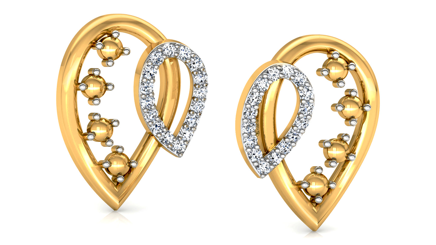 Dew Drops Diamond Earrings