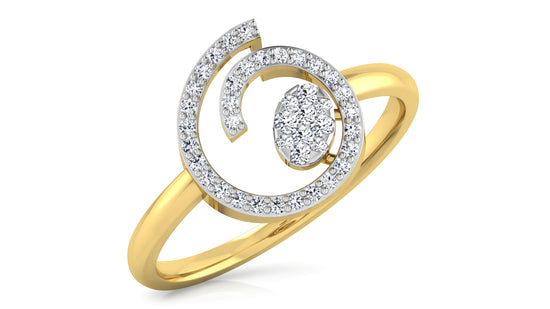 Spiral Galore Diamond Ring