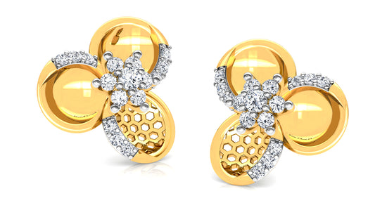 Intricate Ornaments Diamond Earrings And Pendant Set