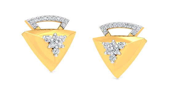 The Nabla Diamond Earrings And Pendant Set