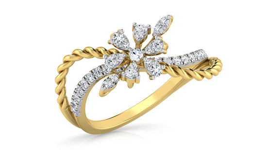 Entwined Bliss Diamond Ring