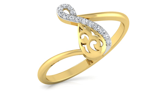 Musical Waves Diamond Ring