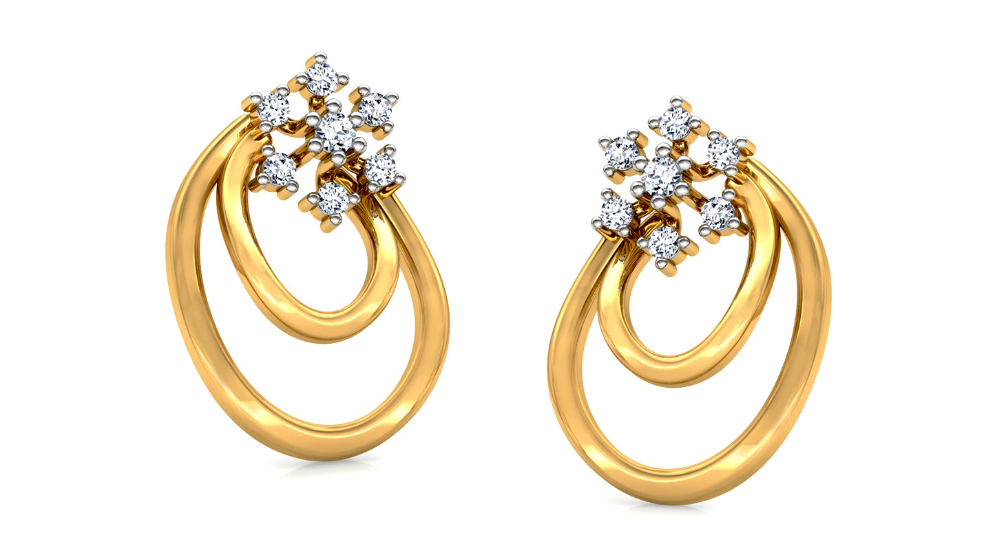 Eccentric Beauty Diamond Earrings