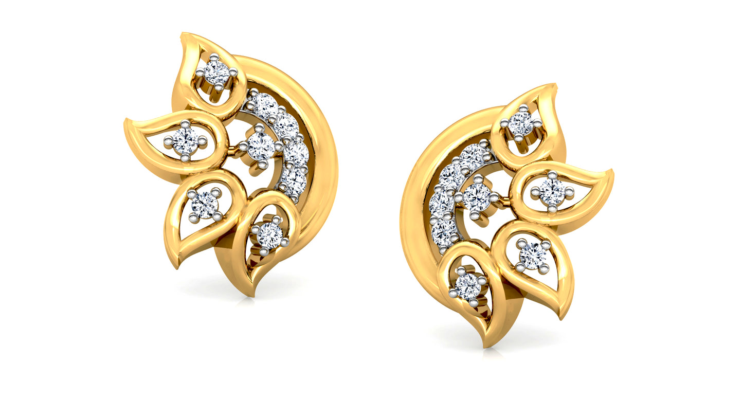 Flame Wonder Diamond Earrings