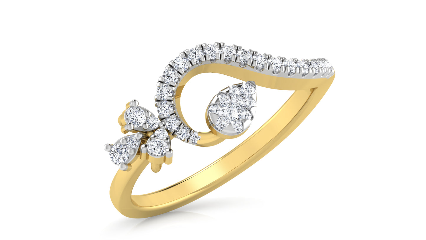 Pleasure Peak Diamond Ring