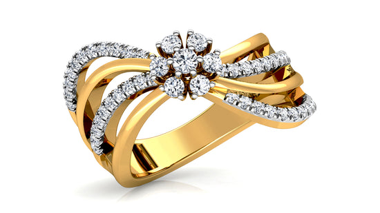 River Touch Diamond Ring