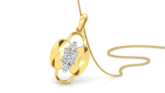 Resplendent Jewel Diamond Earrings And Pendant Set