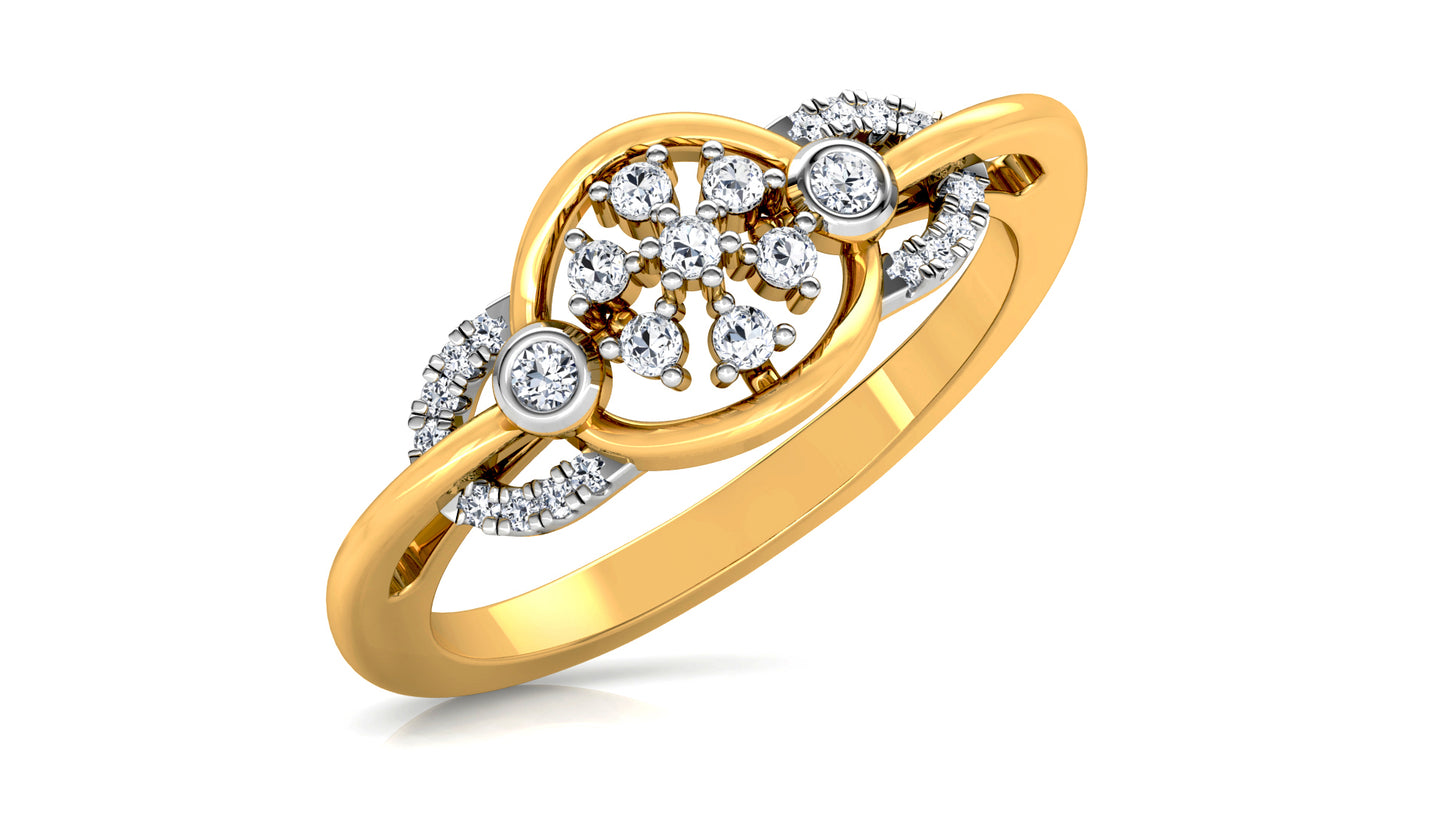 Floral Sook Diamond Ring