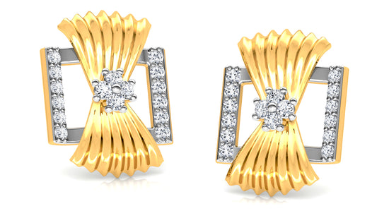 Statuesque Diamond Earrings And Pendant Set