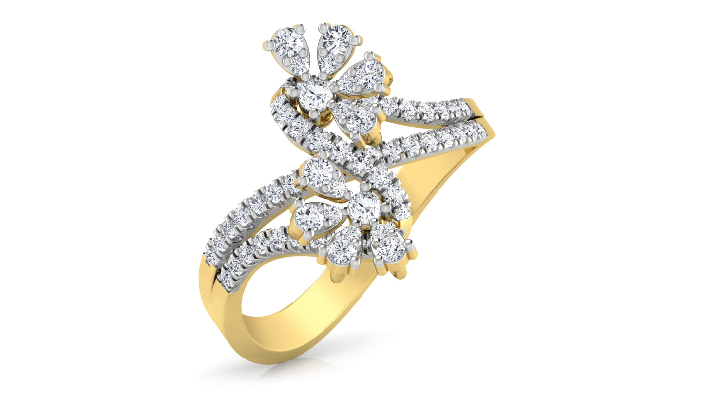 Floral Bash Diamond Ring