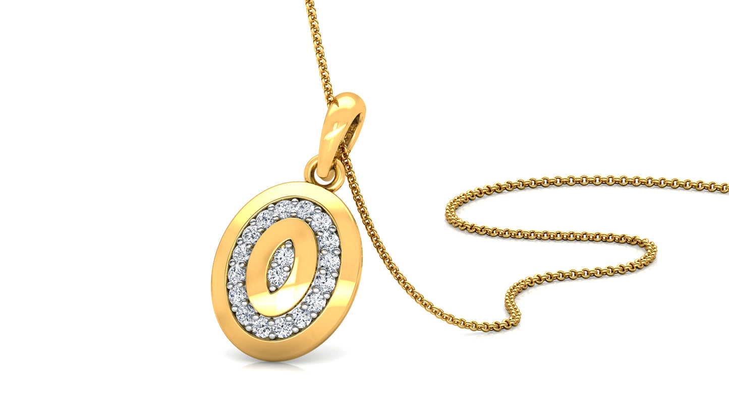 Elliptic Sheen Diamond Earrings And Pendant Set