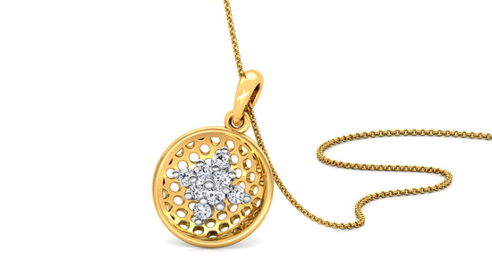 Beauty Trek Diamond Earrings And Pendant Set