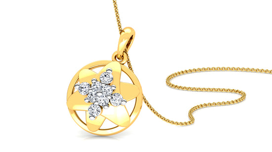 Night Star Diamond Earrings And Pendant Set