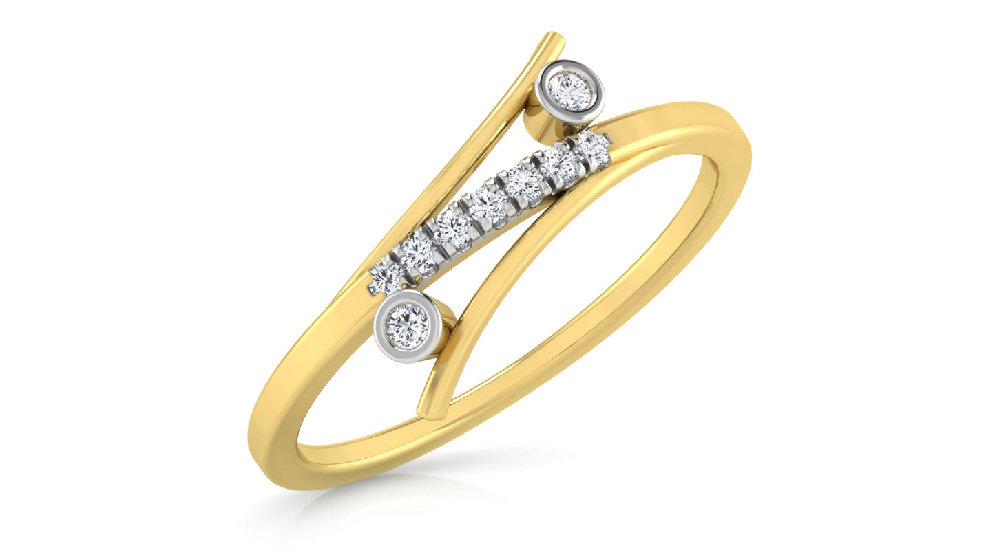 River's Edge Diamond Ring