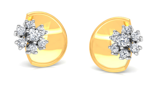 Citzty Life Diamond Earrings And Pendant Set