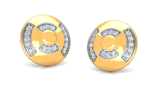 Crazy Moon Diamond Earrings And Pendant Set