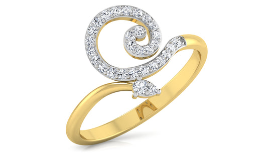 Serpent Bliss Diamond Ring