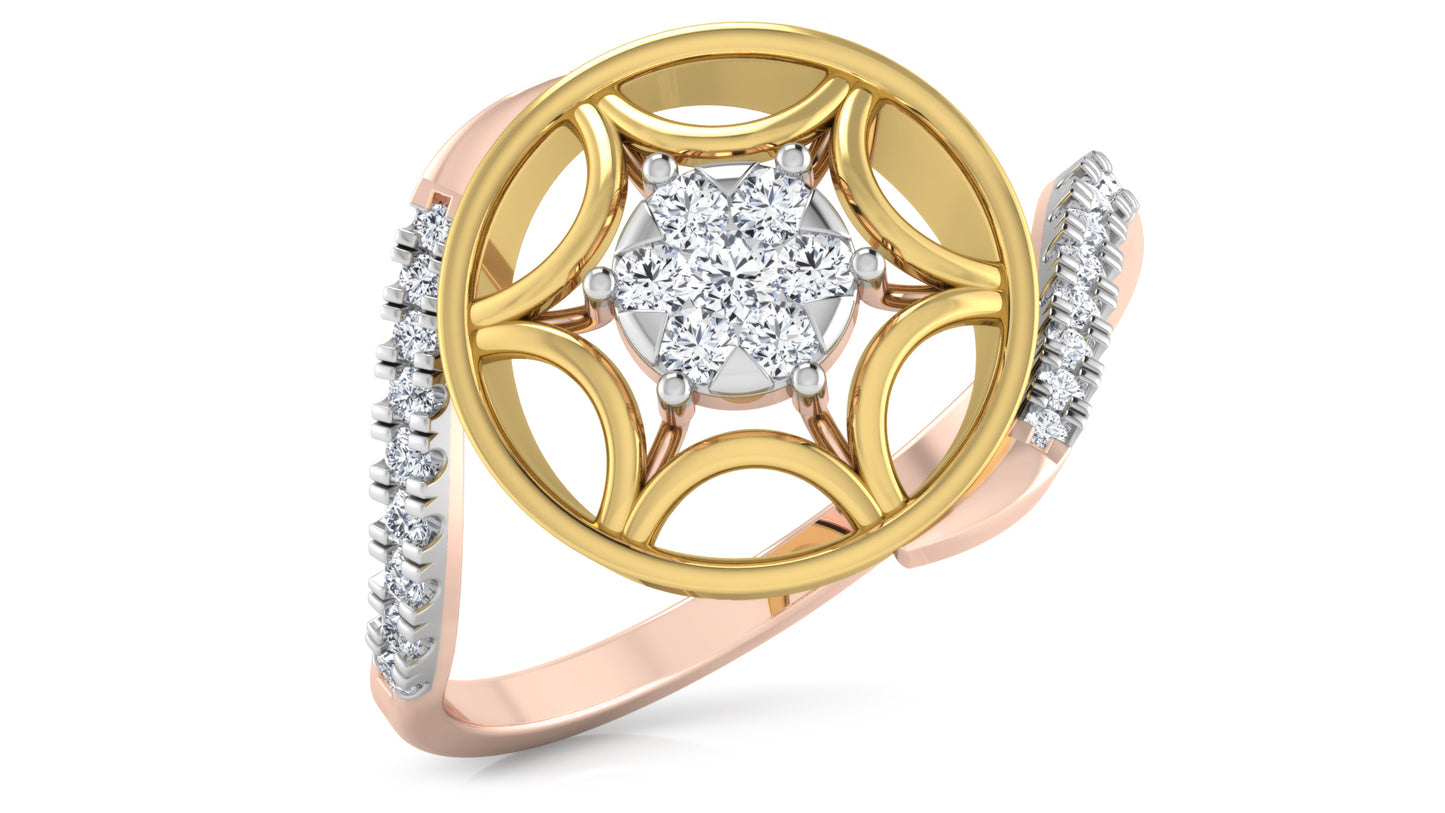 Moon Spritz Diamond Ring