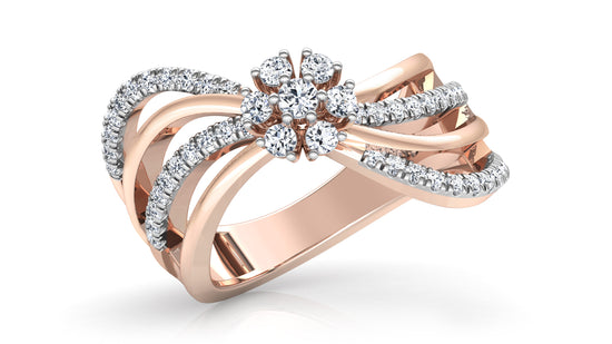 River Touch Diamond Ring