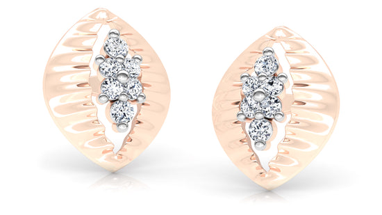 Decorative Clutch Diamond Earrings And Pendant Set