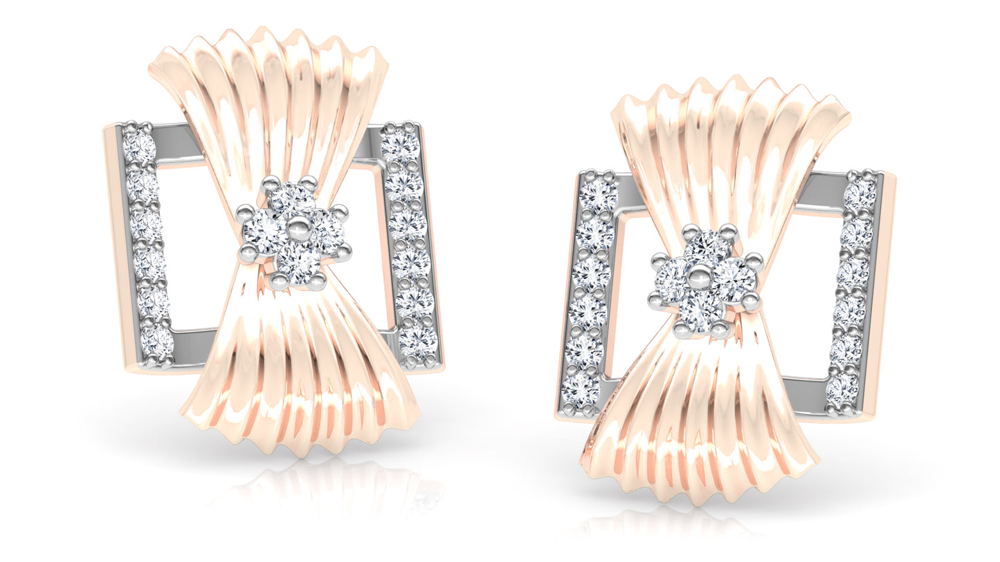 Statuesque Diamond Earrings And Pendant Set