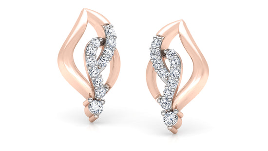 Shine Tone Diamond Earrings