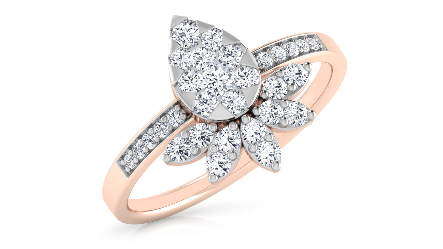 Lotus Wonder Diamond Ring