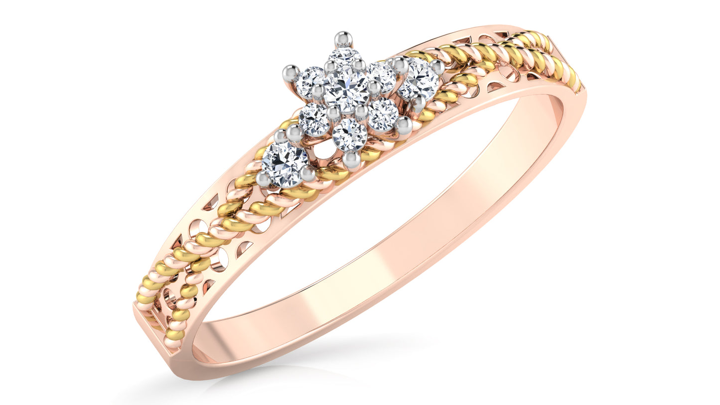 Beauty Multifold Diamond Ring