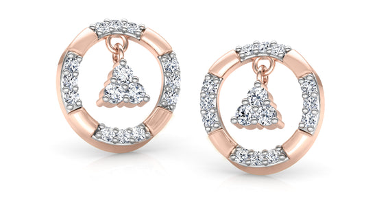 Ring a Bell Diamond Earrings