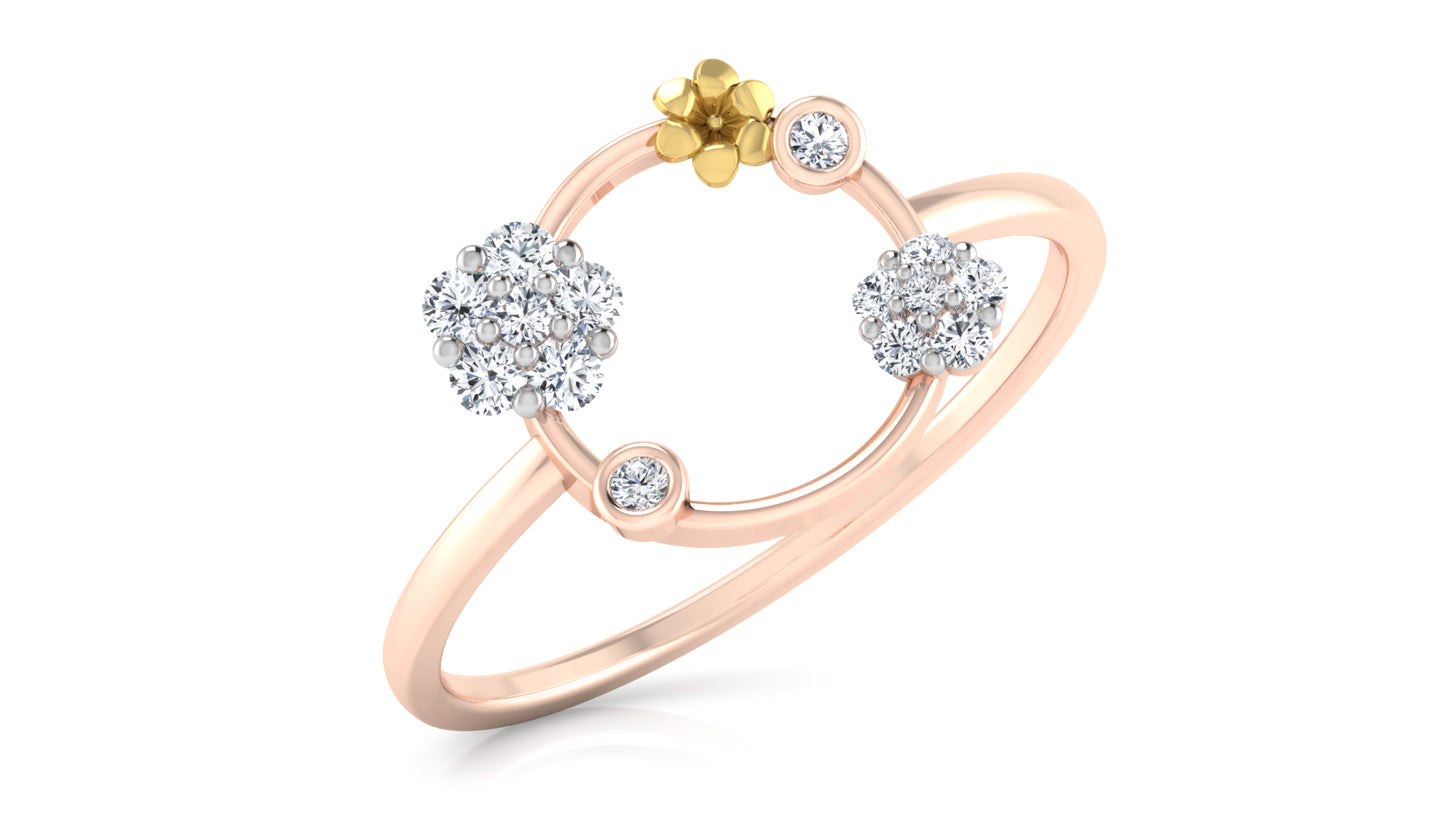 Mixed Ensemble Diamond Ring