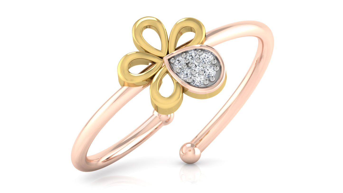 Wow Petals Diamond Ring