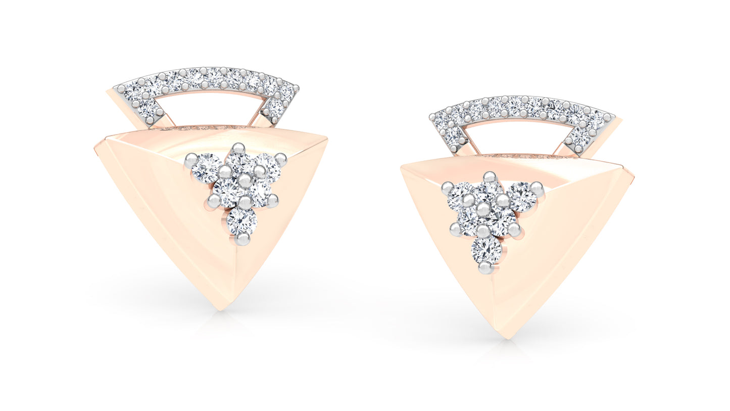 The Nabla Diamond Earrings And Pendant Set