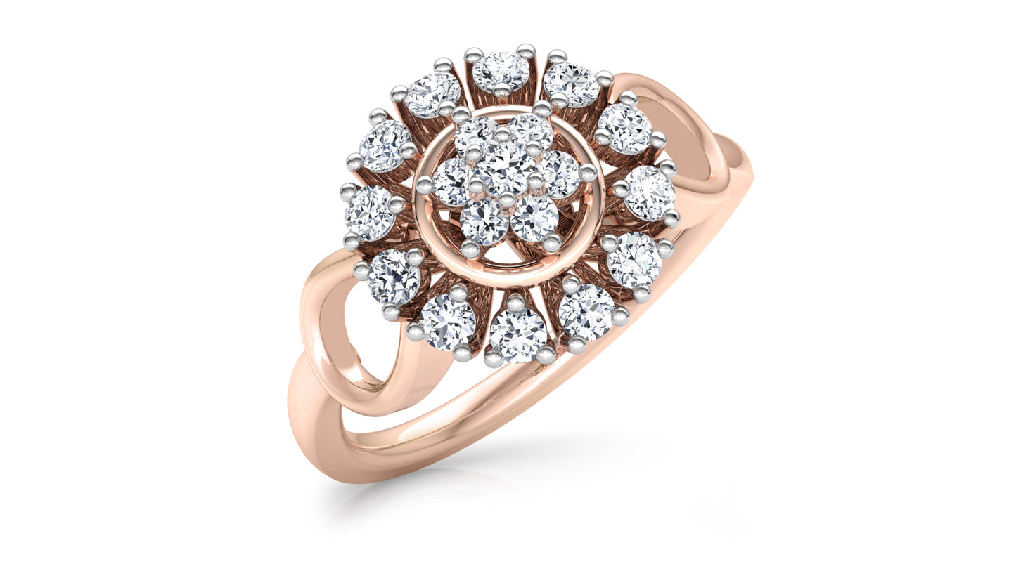 Flower Trek Diamond Ring