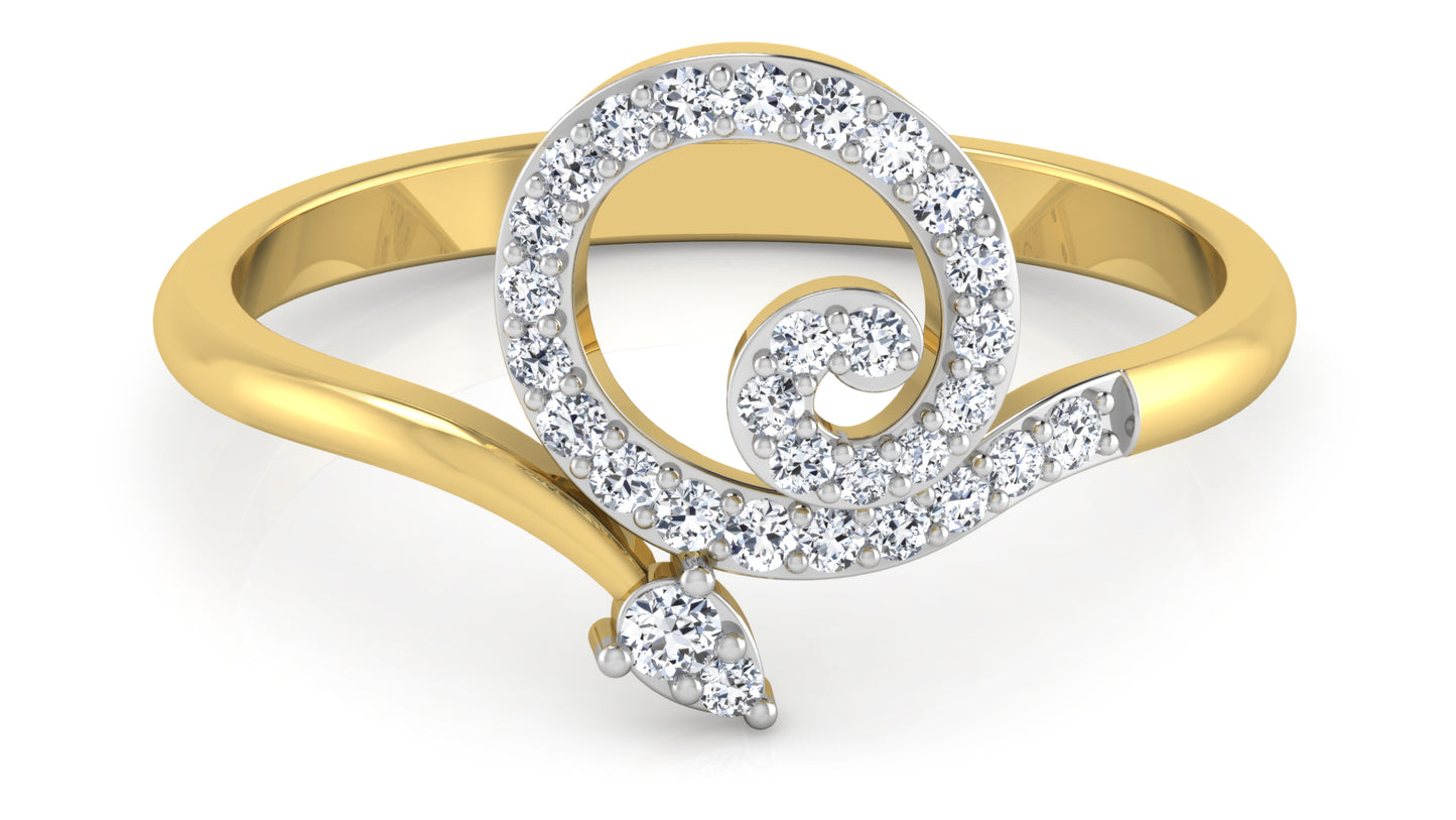 Serpent Bliss Diamond Ring