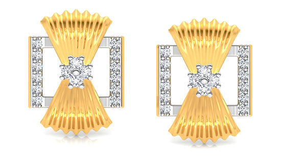 Statuesque Diamond Earrings And Pendant Set