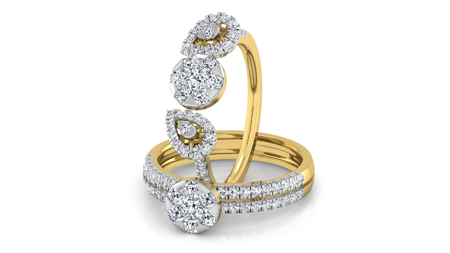 Bands Apart Diamond Ring