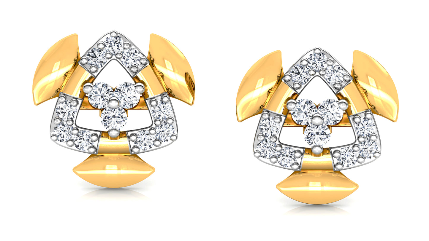 Exploding Beauty Diamond Earrings And Pendant Set