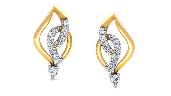 Shine Tone Diamond Earrings