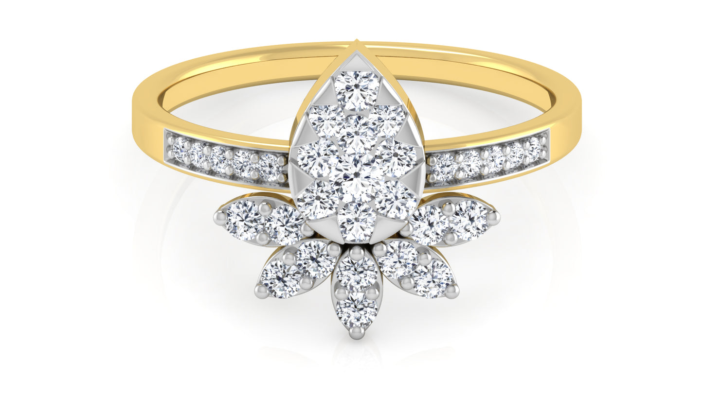 Lotus Wonder Diamond Ring