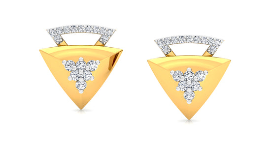 The Nabla Diamond Earrings And Pendant Set