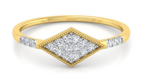 Kaju Kathli Diamond Ring