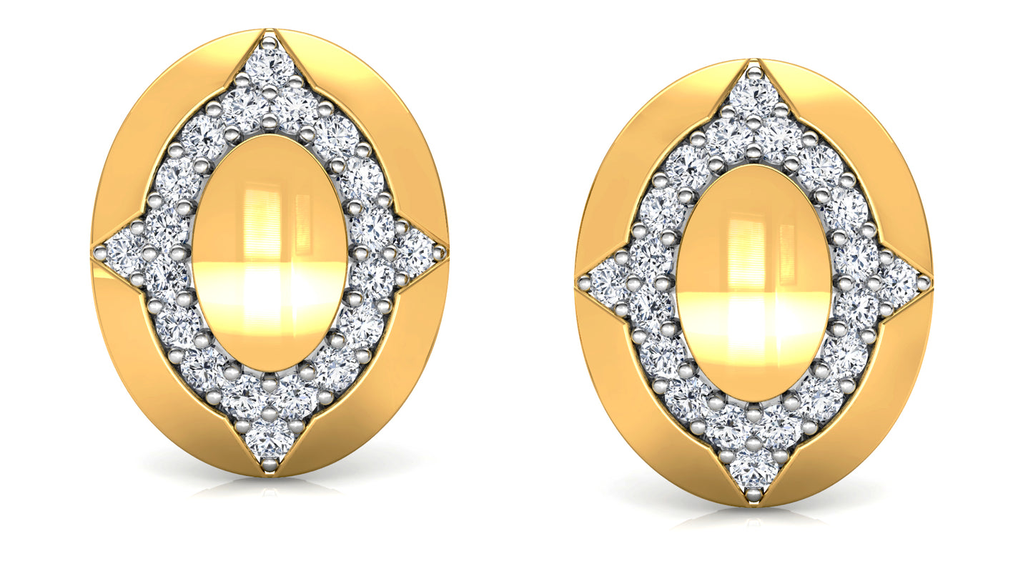 Heavenly Celestials Diamond Earrings And Pendant Set