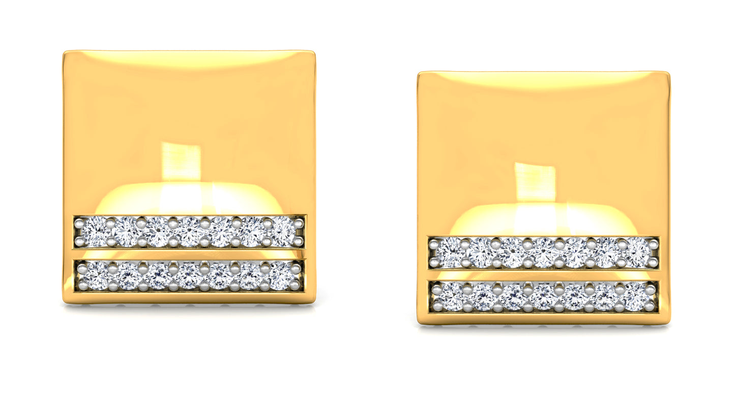 Equal Equal Diamond Earrings And Pendant SEt