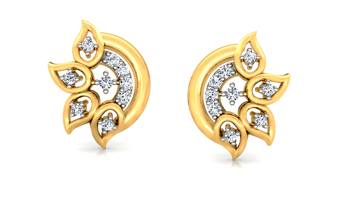 Flame Wonder Diamond Earrings