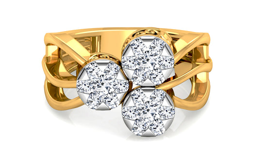 Sea Symphony Diamond Ring