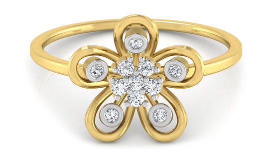 Miracle Flower Diamond Ring