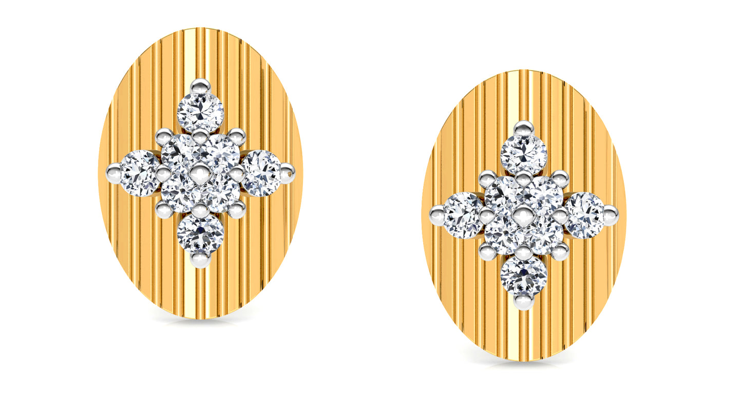 Diamond Grandera Earrings And Pendant Set