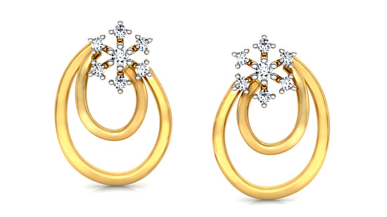 Eccentric Beauty Diamond Earrings